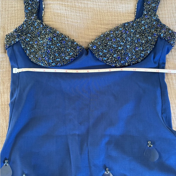 NWOT CLIO PEPPIATT BEADED MINI DRESS - Picture 11 of 12